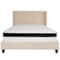Flash Furniture Queen Platform Bed Set, Beige HG-BMF-35-GG - alternate 5